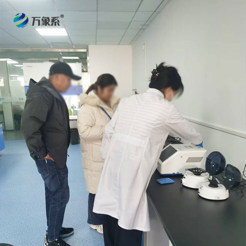客戶到廠學習鴿子檢測儀實驗步驟